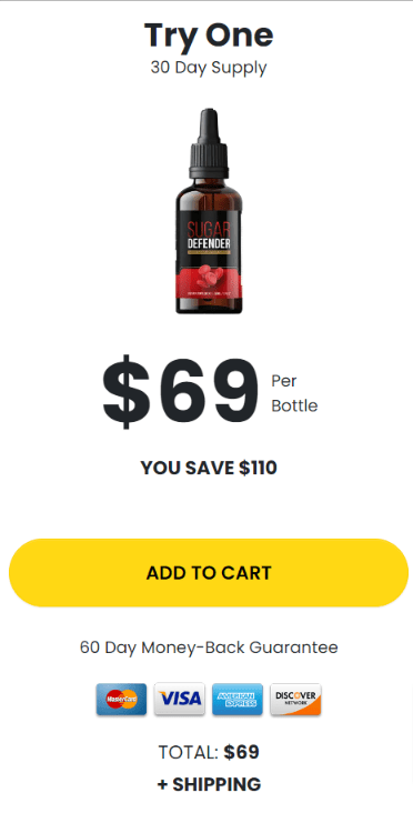 sugar defender price