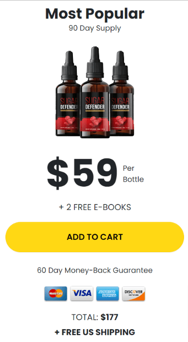 sugar defender price